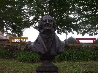 Foto do Busto de Jos� Bonif�cio